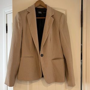 Zara cream blazer